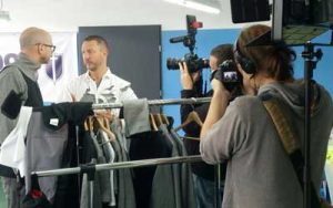 Robert Kaiser Filming for ProSieben Galileo programme